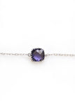 purple sterling silver bracelet