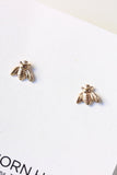 Bee Studs - 14K Gold