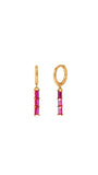 Gemma & Belle Hoop Huggie Earrings