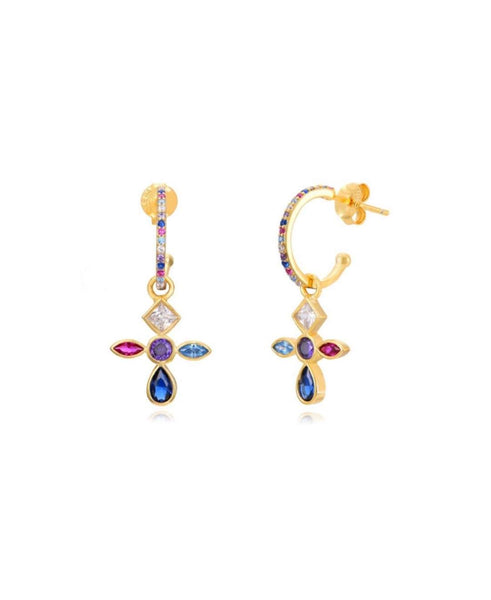 Anastasia Cross Earrings