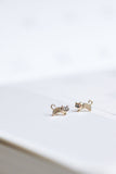 tiny cat earrings