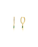 Mia Mini Dagger Hoop Huggie Earrings