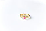 Rhodolite Ring Set