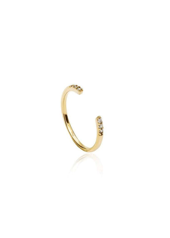 Open CZ Stacking Ring